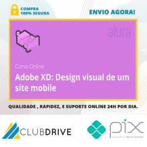 Adobe XD Design Visual de um Site Mobile - Alura  