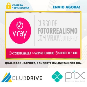 Curso Fotorrealismo com Vray Butterfly - Thi Lima  