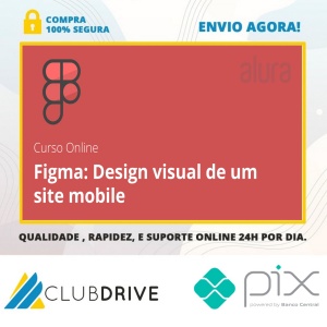 Alura: Figma, Design Visual de um Site Mobile - André Lisboa  
