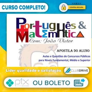 Apostila Português e Matemática 4ªEdição - João Victor  