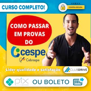 Como Passar em Provas do CESPE - Ilo Ribeiro  